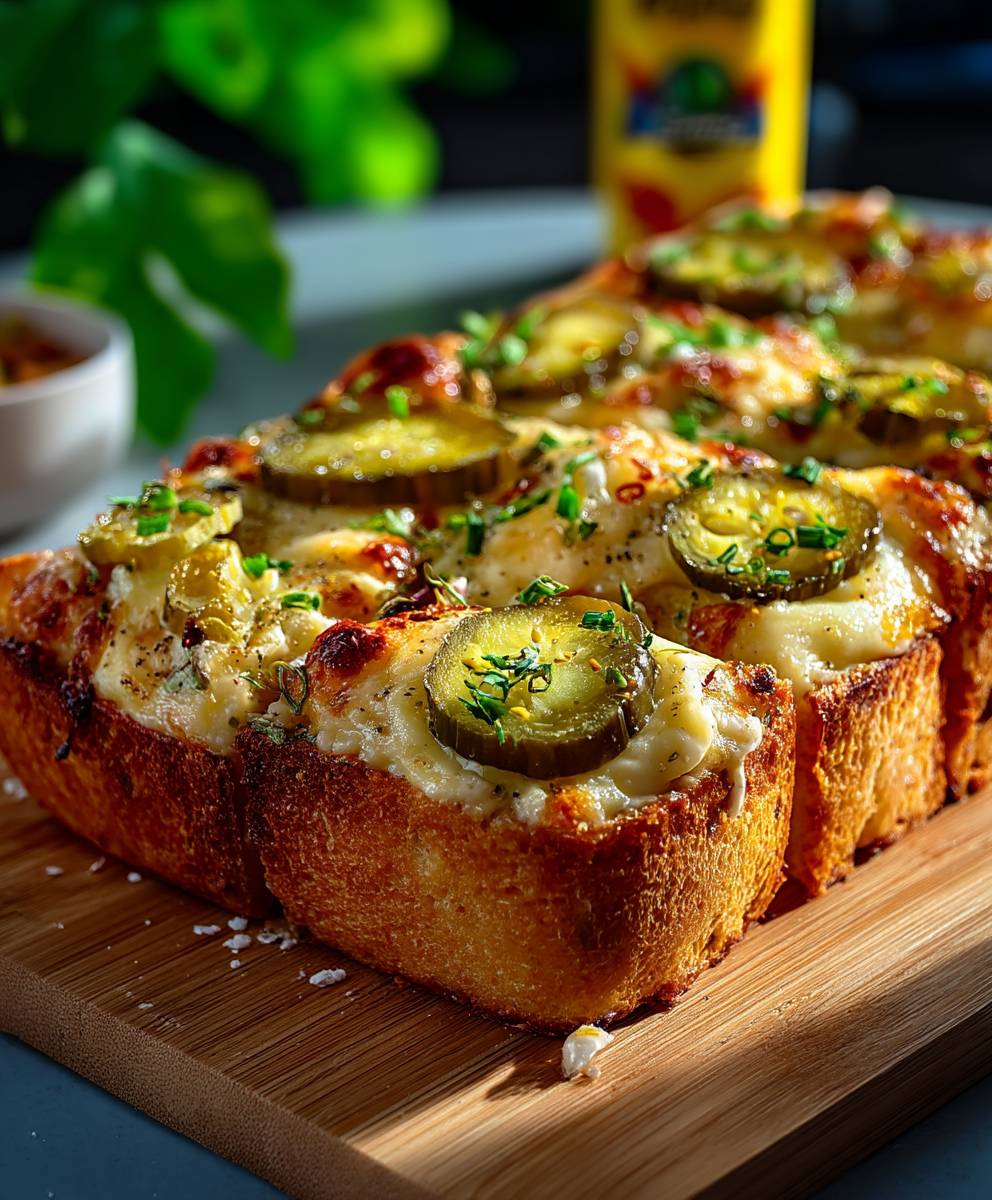 Cheesy Pickle Bread