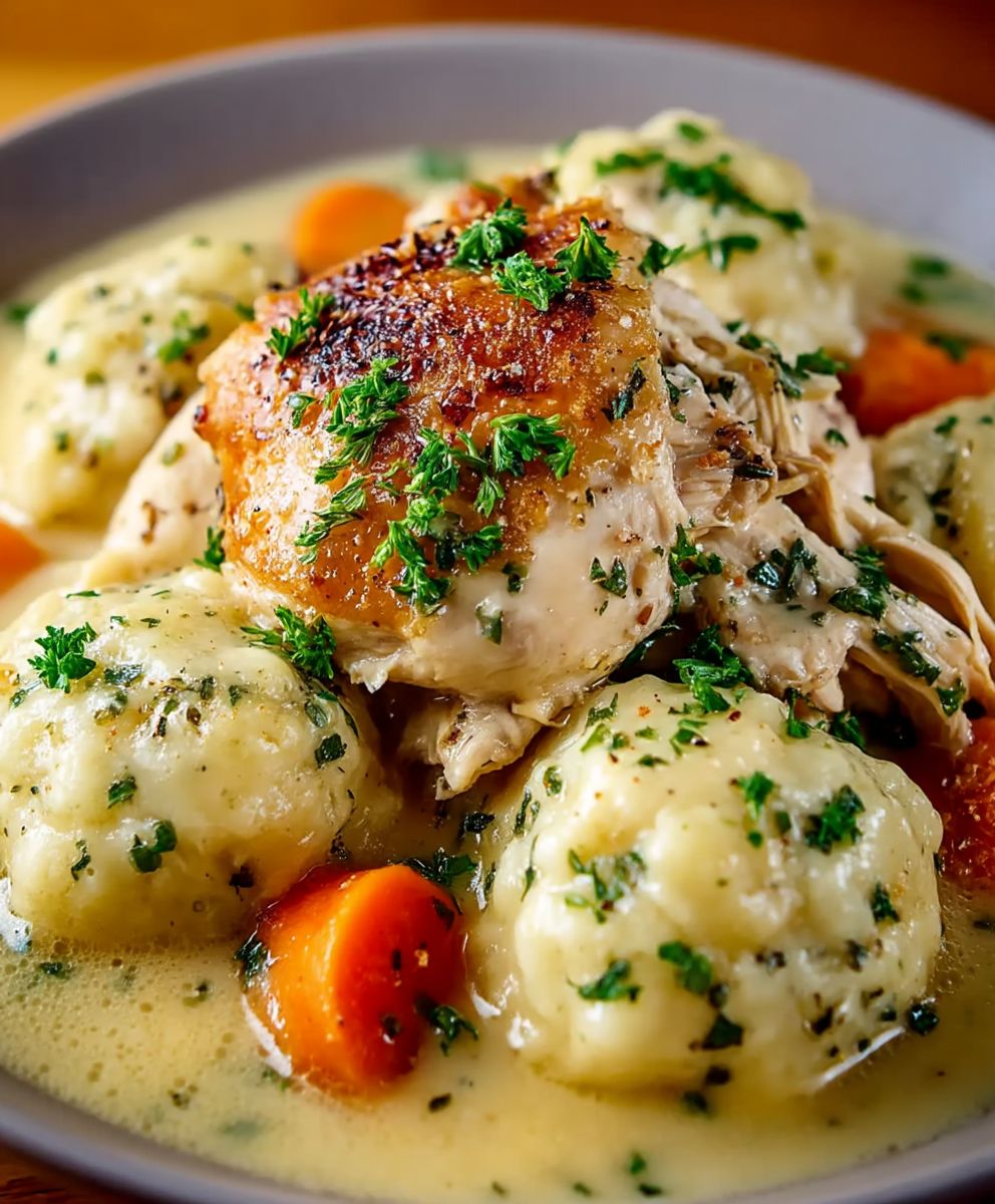 Crockpot Chicken and Dumplings
