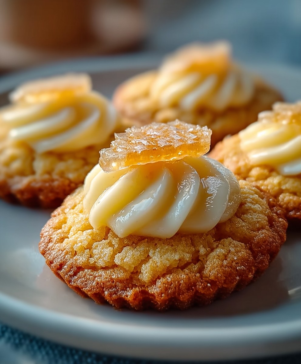 Honey Buttercream Cornbread Cookies