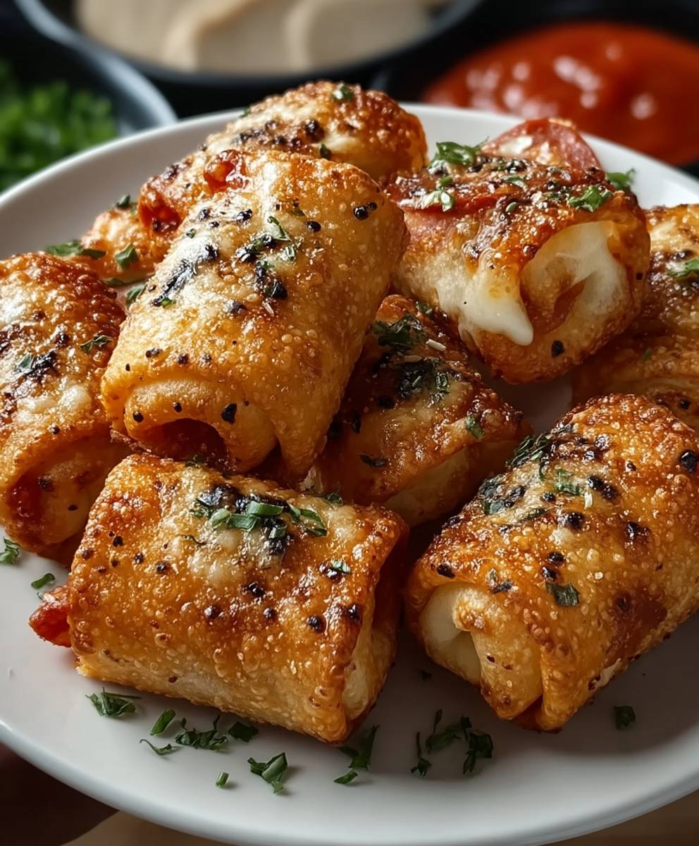 Air Fryer Pizza Rolls