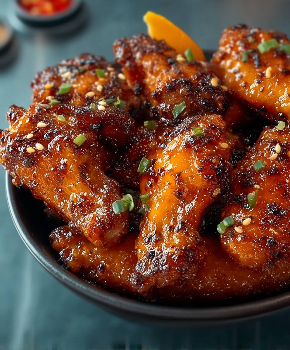Spicy Orange Chicken Wings