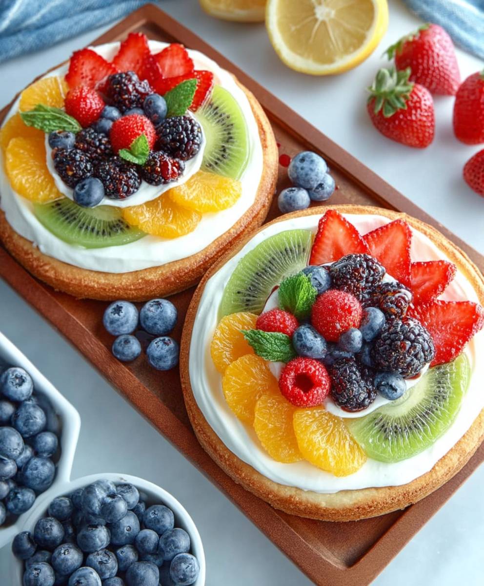 Easter Egg Fruit Pizza
