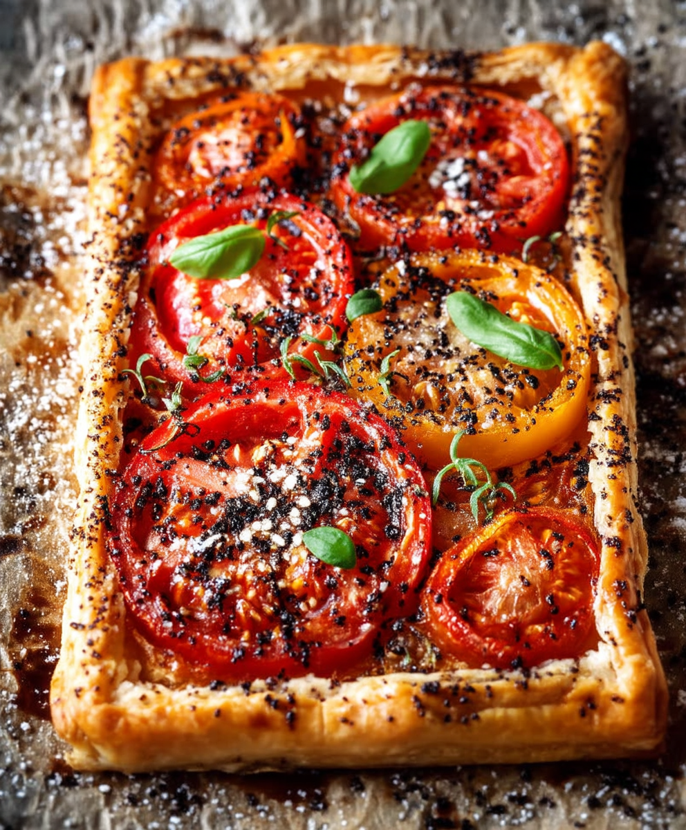 Tomato Puff Pastry Tart