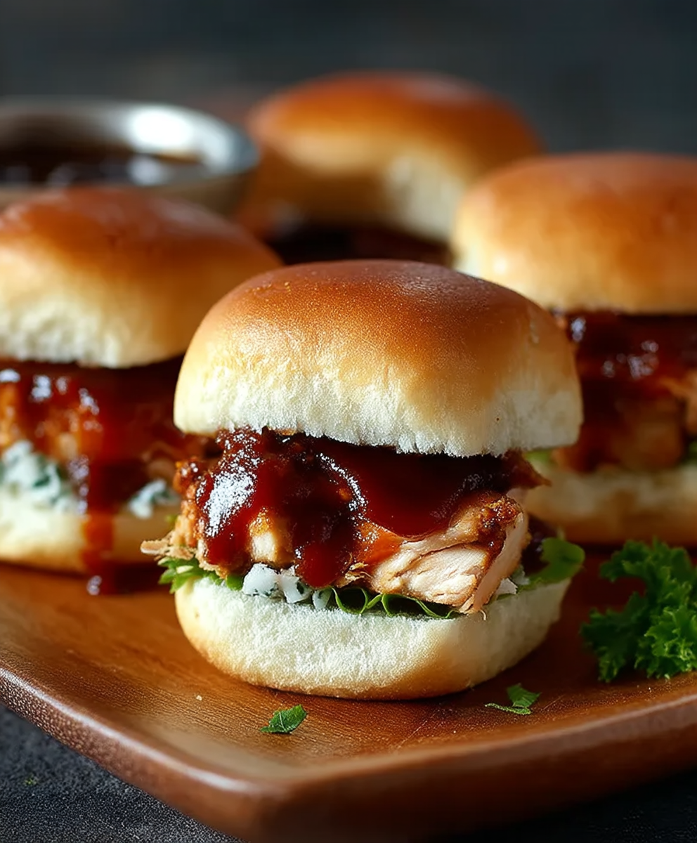Mini Chicken Sliders BBQ