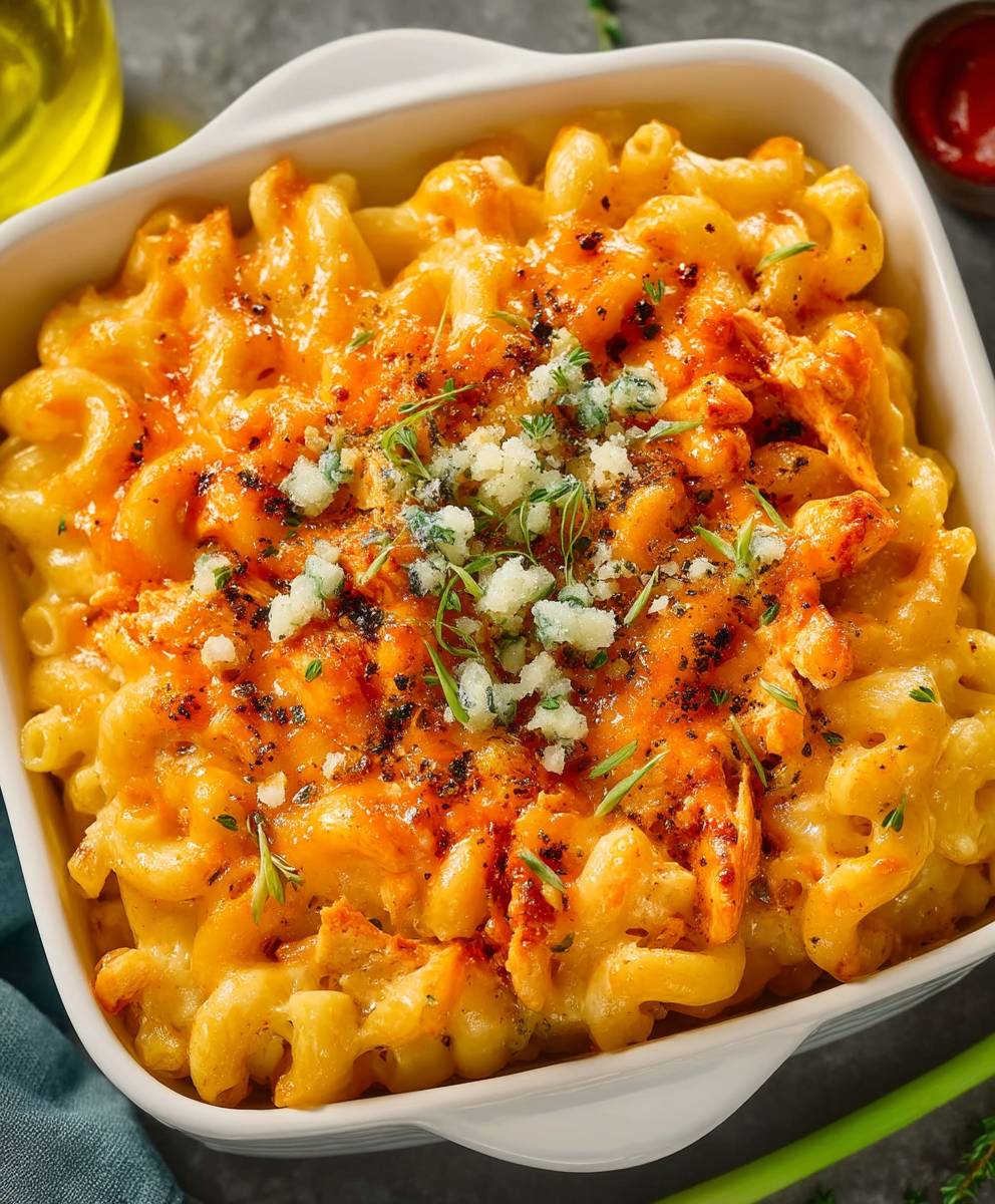 Buffalo Chicken Mac Cheese