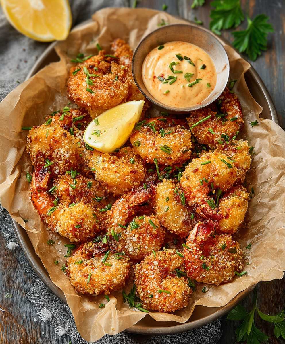 Air Fryer Fried Shrimp