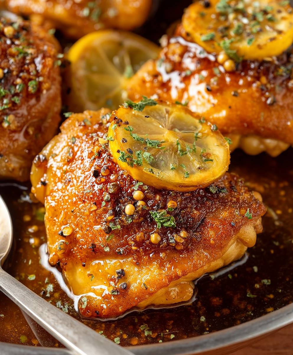 Honey Garlic Chicken Thighs