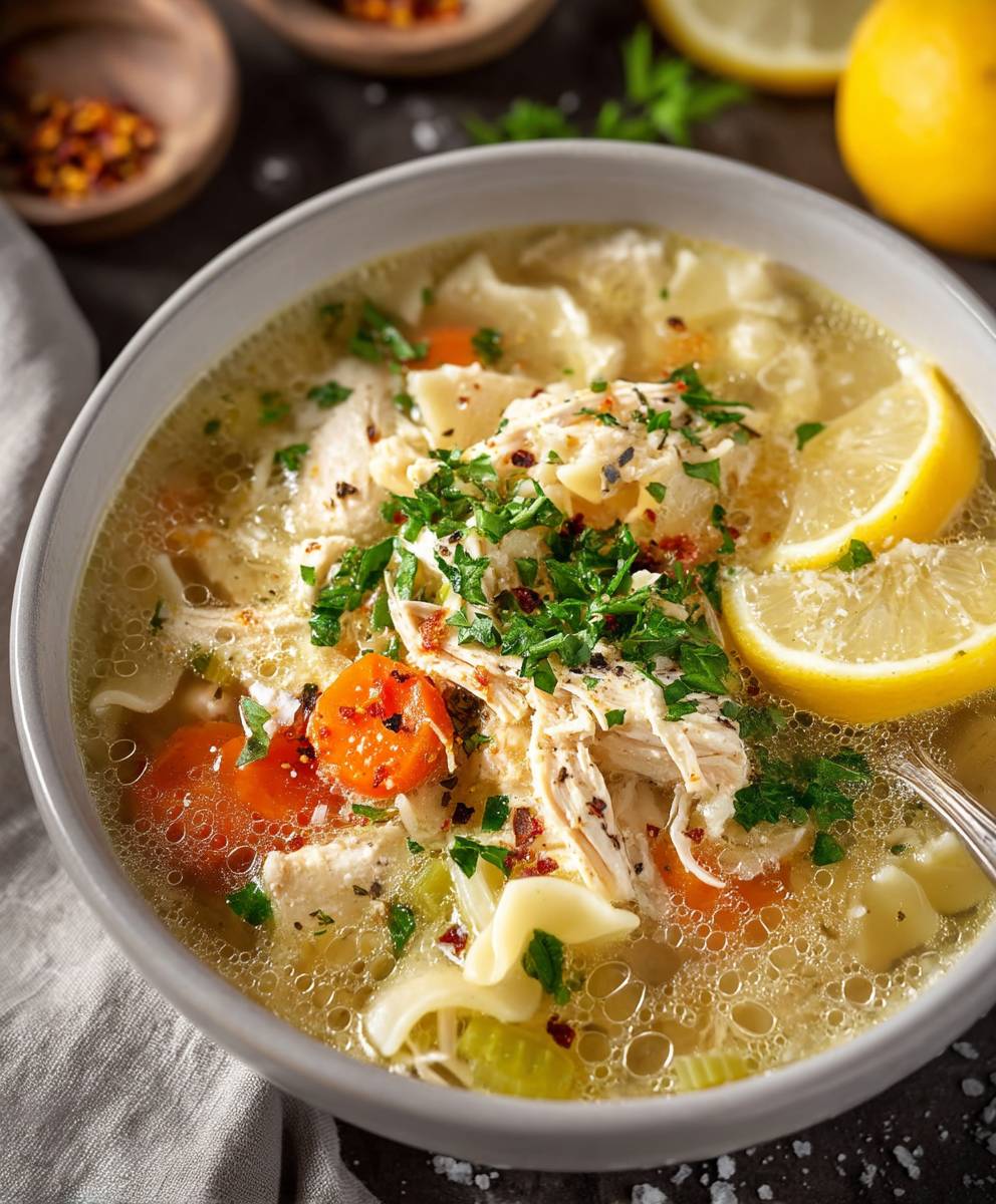 Keto Chicken Noodle Soup