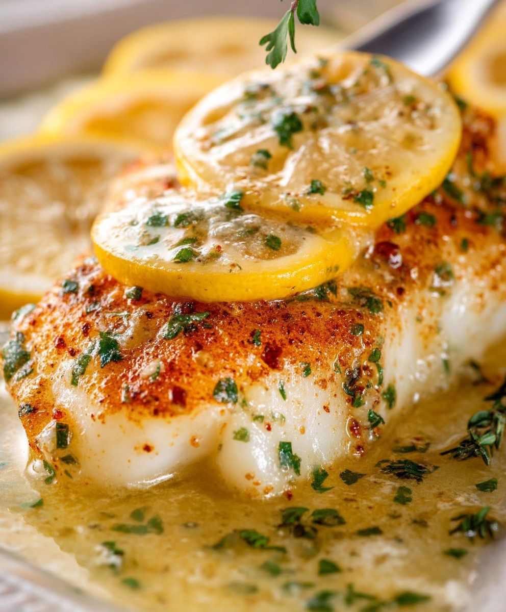 Baked Fish Lemon Garlic