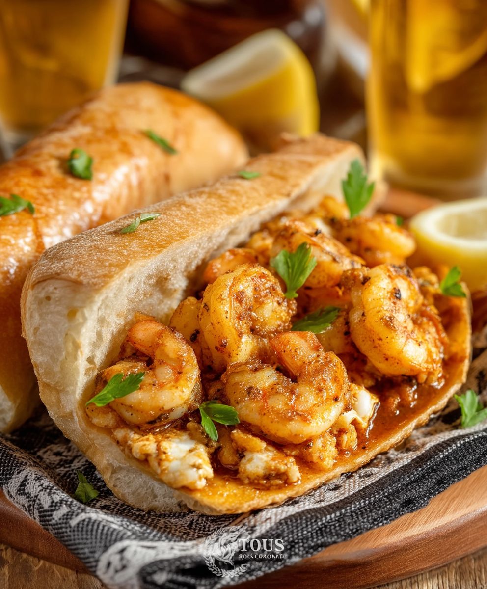 BBQ Shrimp Po Boy