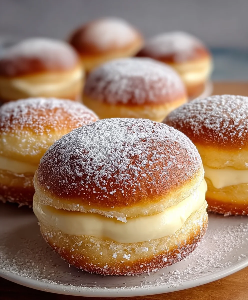 Classic Bavarian Cream Donuts: Sweet, Creamy, & Irresistible