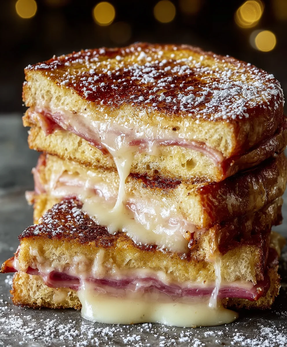Mouthwatering Monte Cristo Sandwich with Beef & Swiss