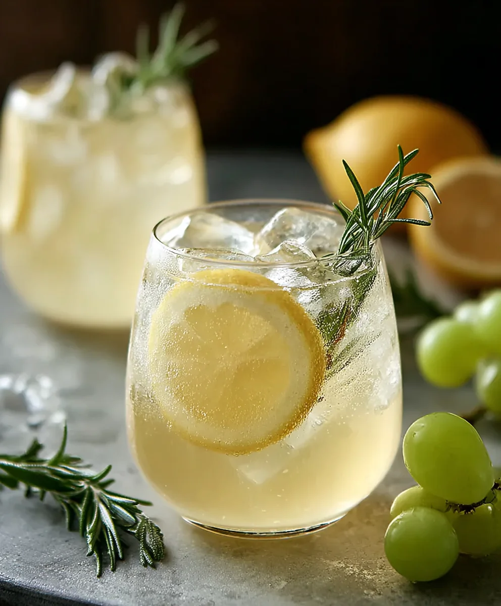 White Grape Juice Spritzer: Perfect Non-Alcoholic Refresher