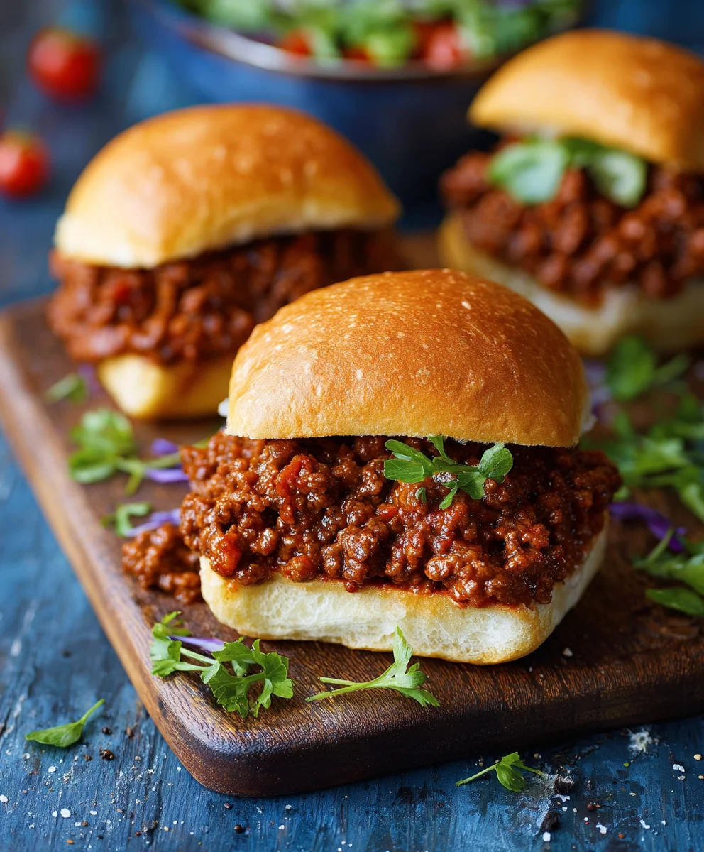 Irresistible Sloppy Joe Garlic Melts: Beef & Cheese