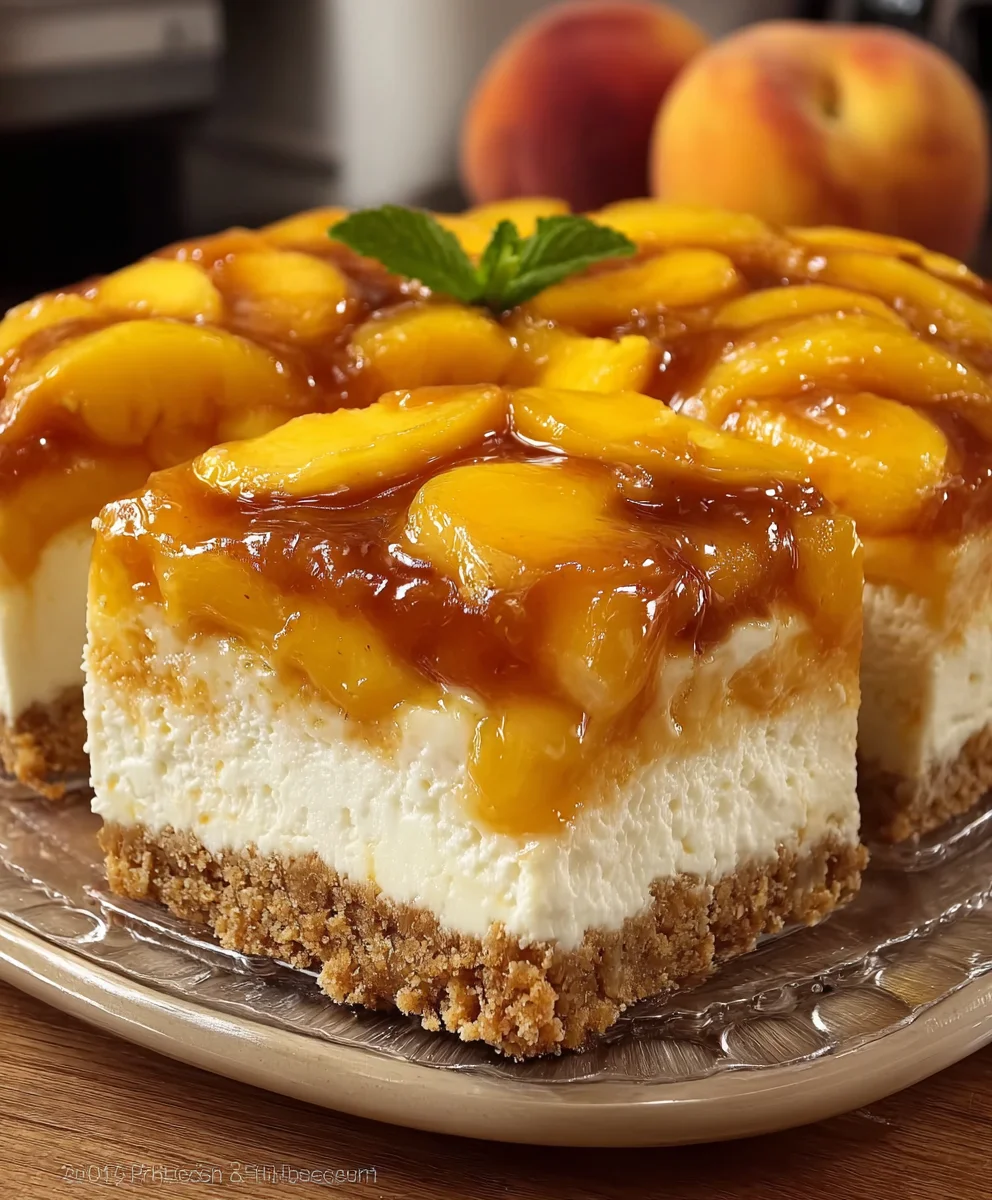 Decadent Peach Cobbler Cheesecake Cake: Your New Favorite!