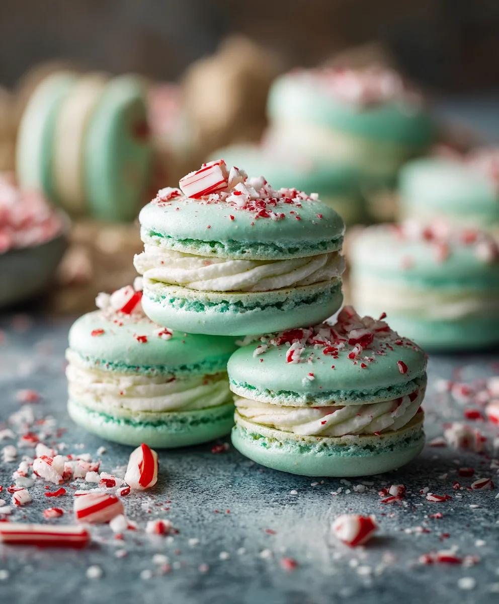 Perfect Peppermint Macarons: Minty & Sweet Holiday Dessert