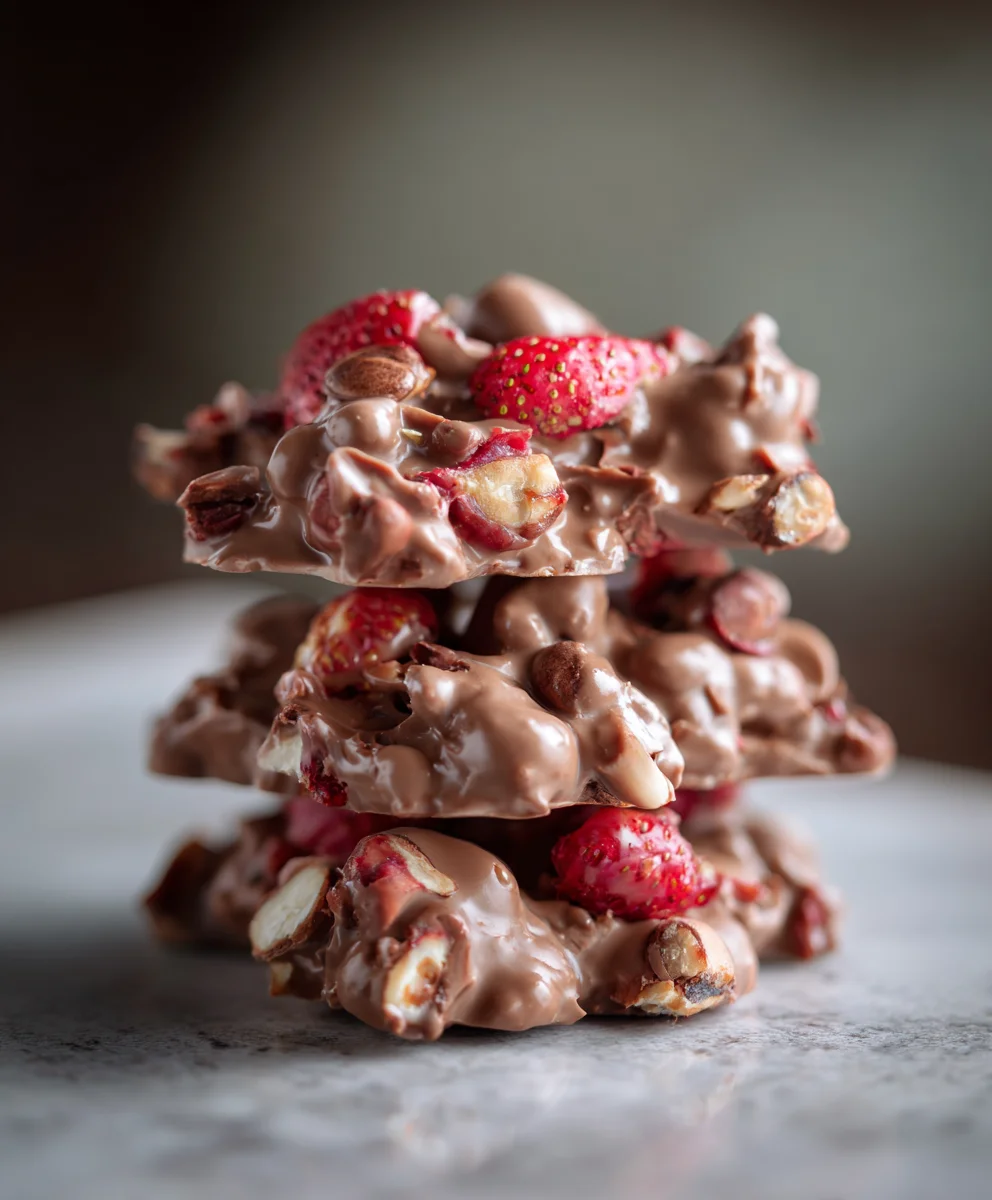 Chocolate Strawberry Yogurt Clusters: Sweet & Healthy Snack