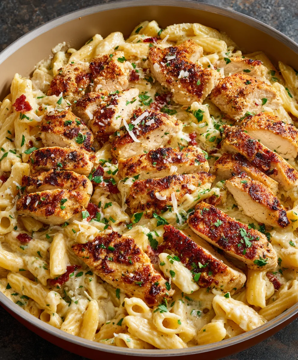 Your New Fave: Creamy Garlic Parmesan Chicken Pasta