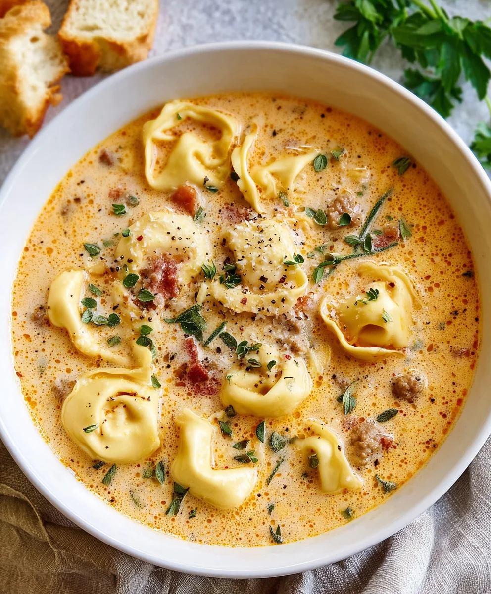 Creamy Tortellini Soup Recipe: Easy & Comforting Dinner