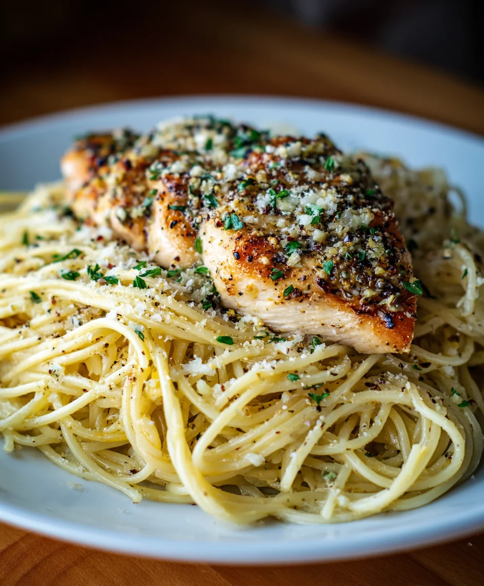 Garlic Parmesan Chicken Pasta: Quick & Flavorful Meal!