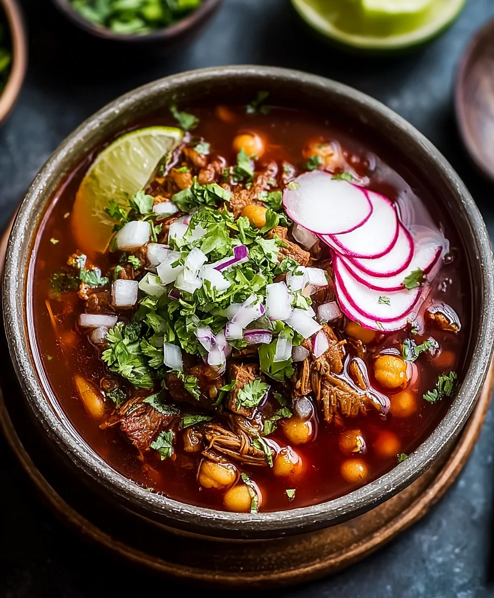 Authentic Beef Pozole: Hearty Hominy & Savory Broth