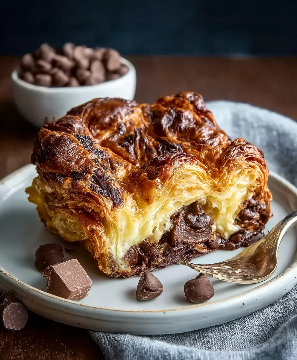 Chocolate Croissant Breakfast Bake: Easy Morning Delight!