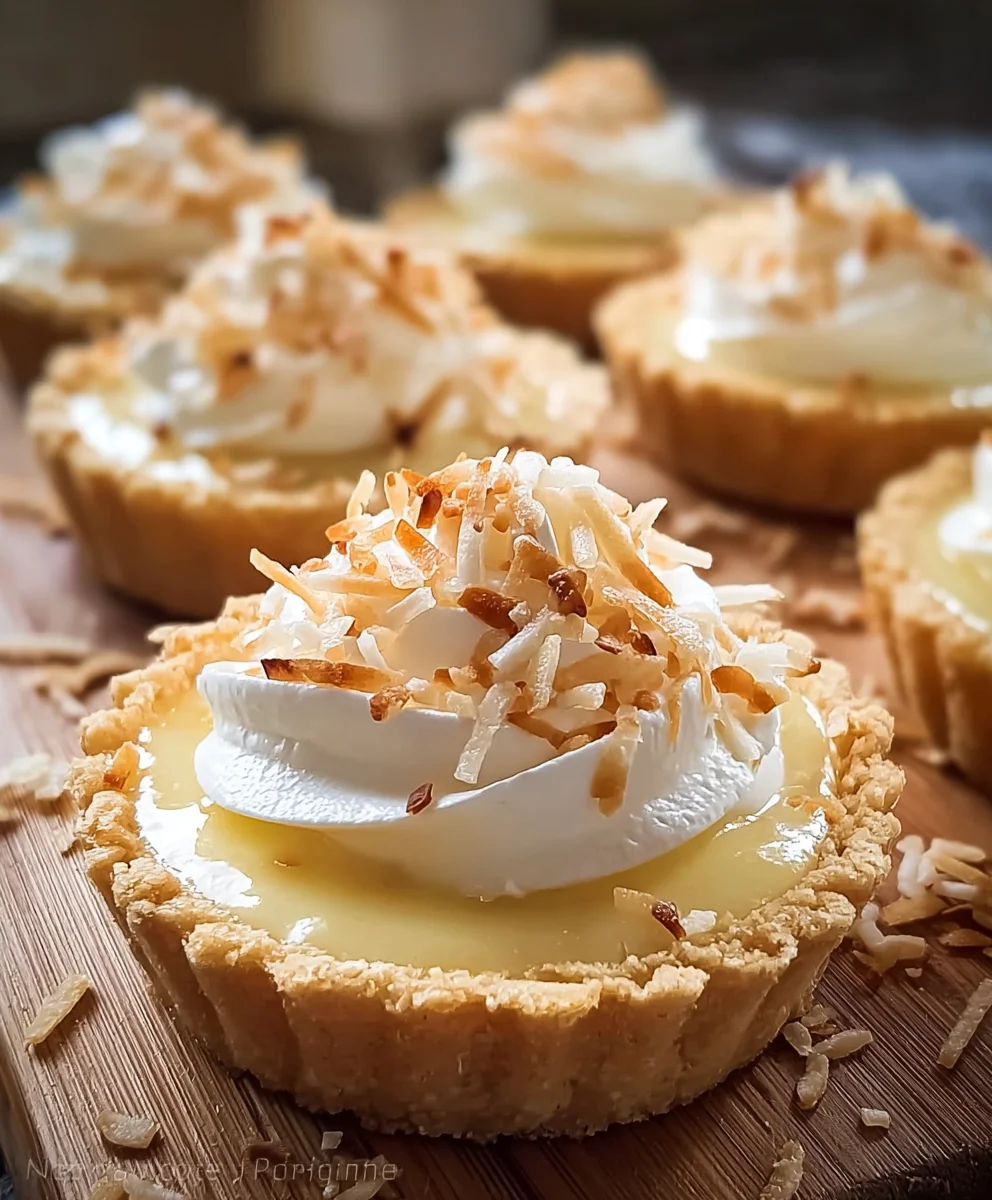 Delicious Mini Coconut Cream Pies - Quick & Easy Recipe!