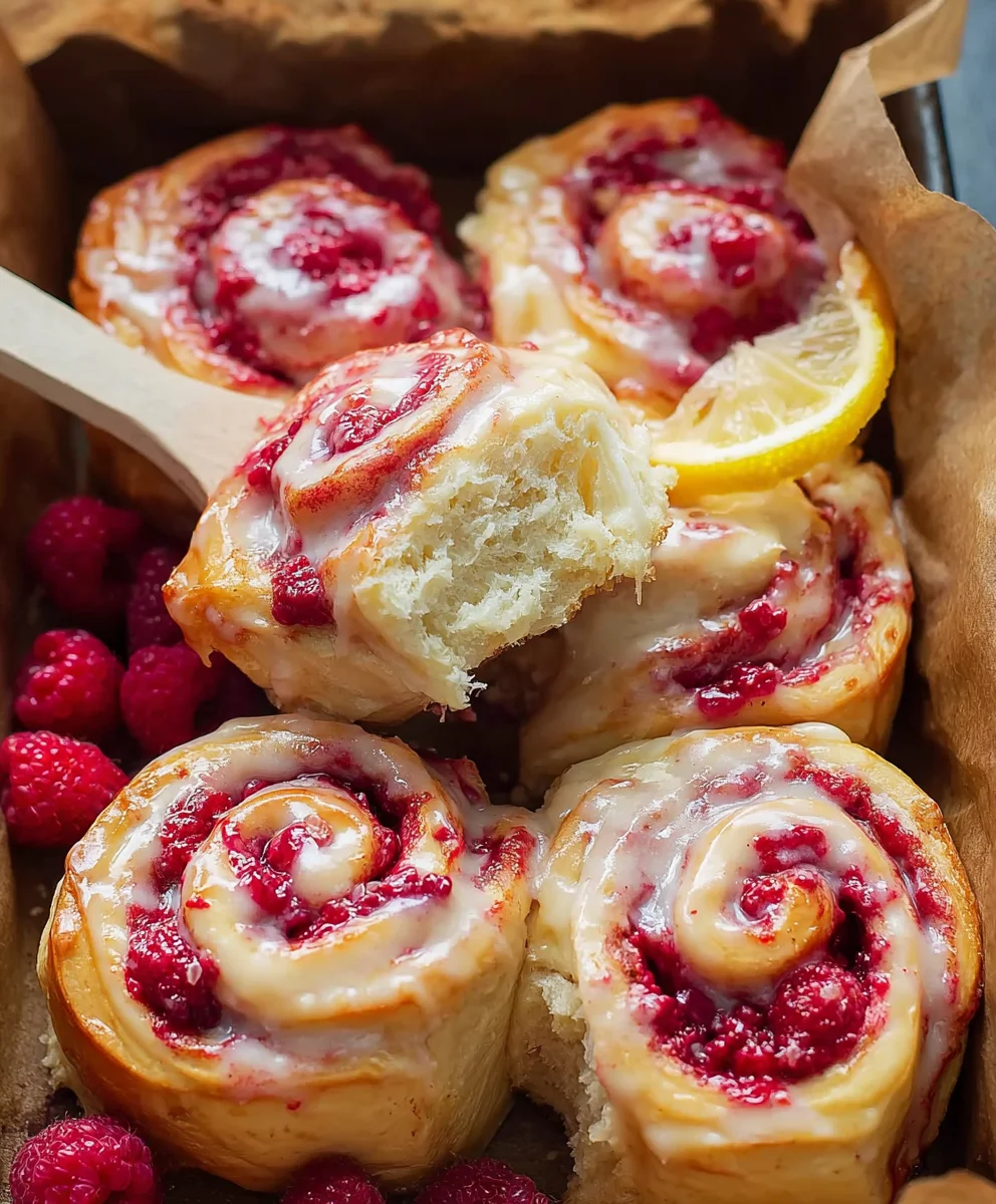 Irresistible Lemon Raspberry Rolls Recipe - A Sweet Treat!