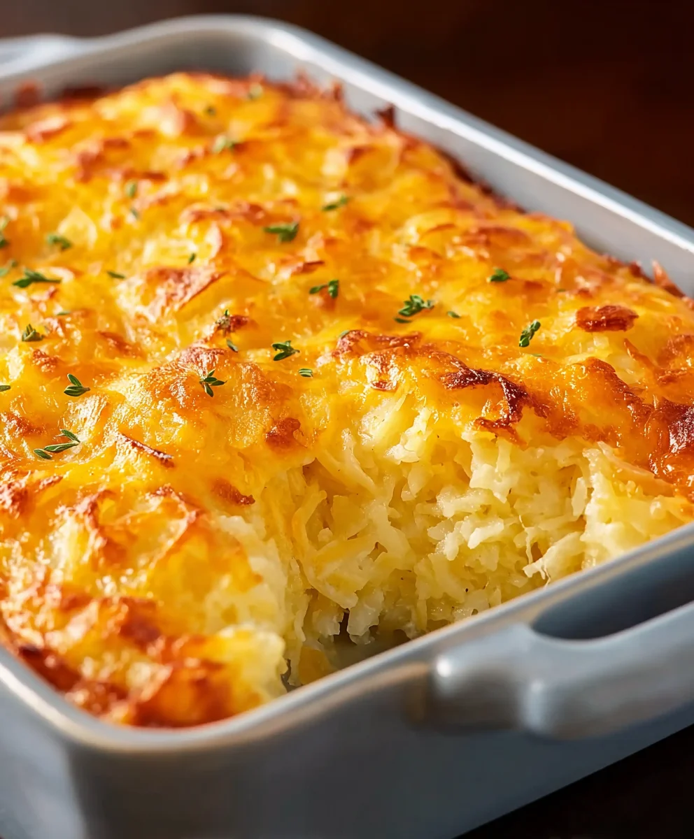 Easy Hashbrown Casserole Recipe: Cheesy & Delicious!