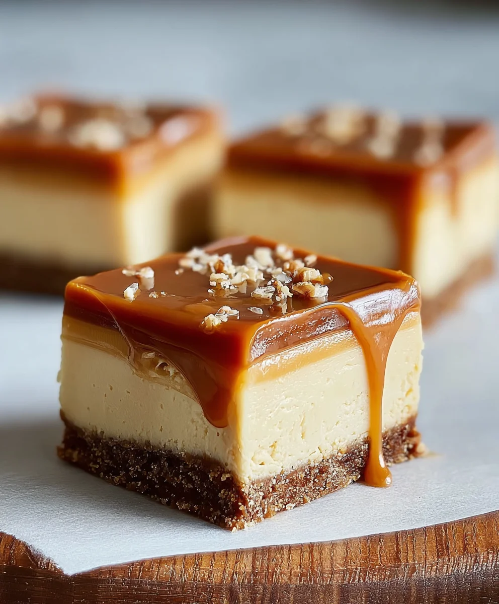 Dulce De Leche Cheesecake Bars