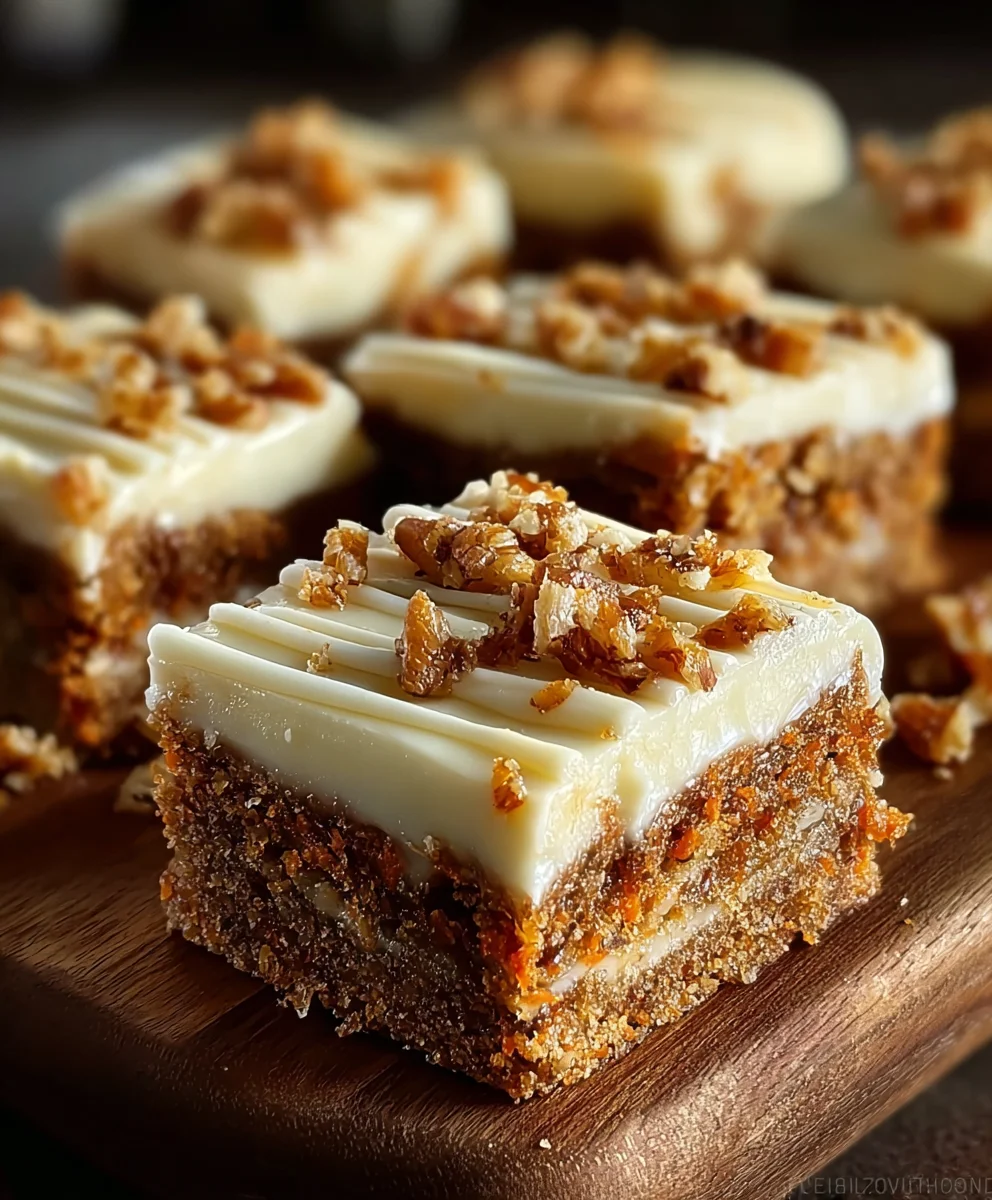 Decadent Carrot Cake Bars: A Must-Try Easy Dessert Recipe