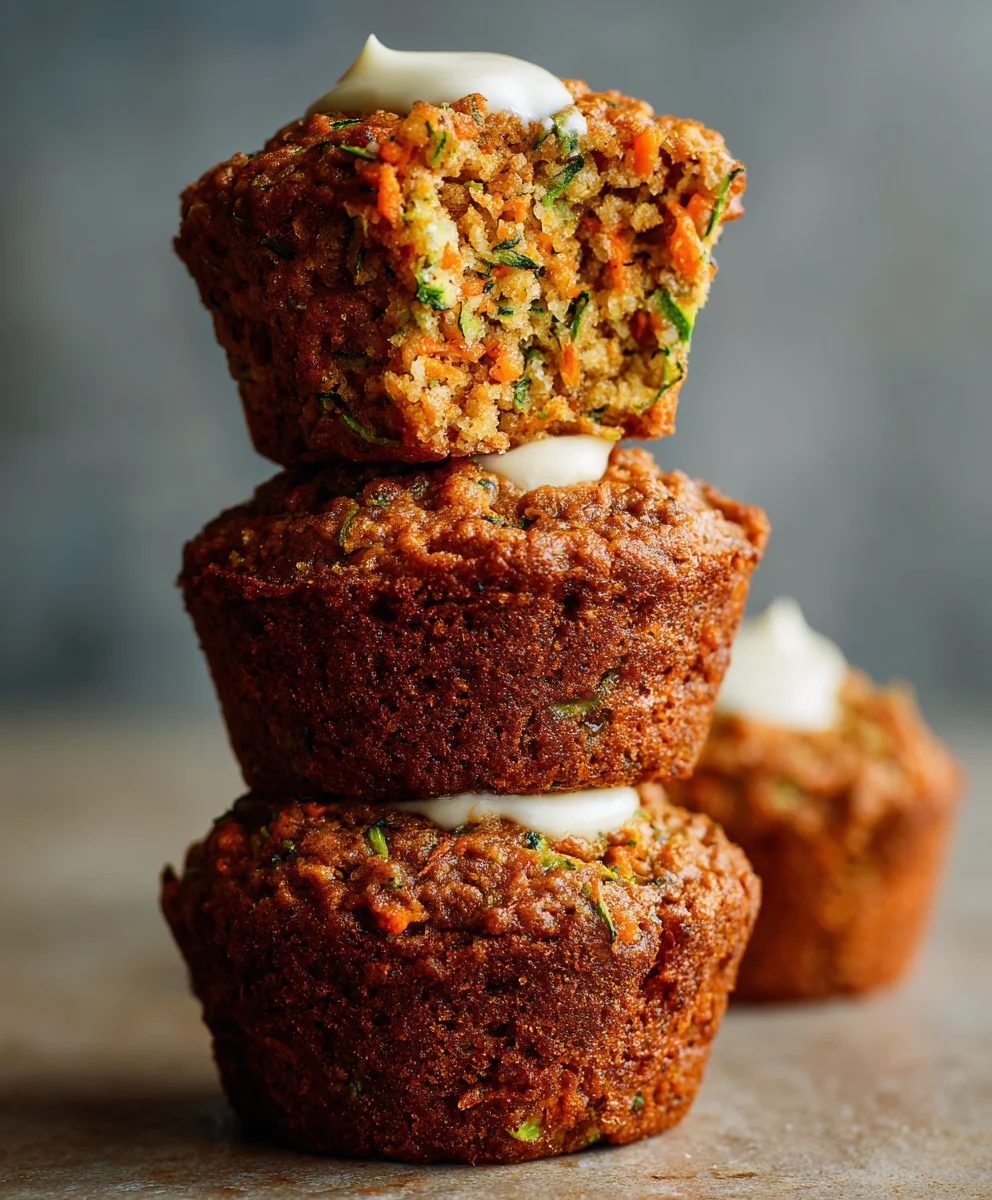 Healthy Carrot Cake Zucchini Muffins: Delicious & Easy Bake
