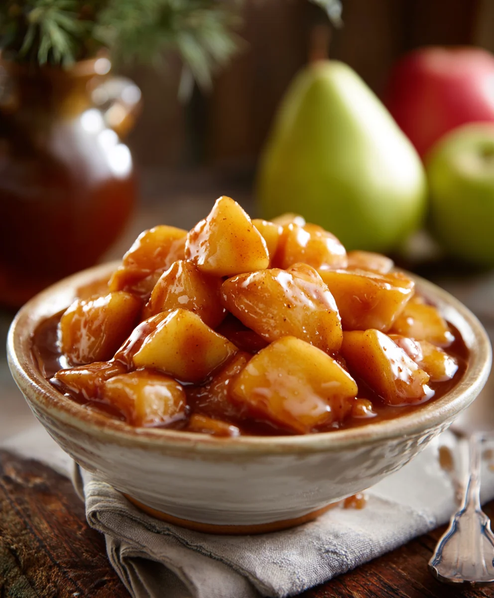 Delicious Slow Cooker Cracker Barrel Fried Apples Recipe
