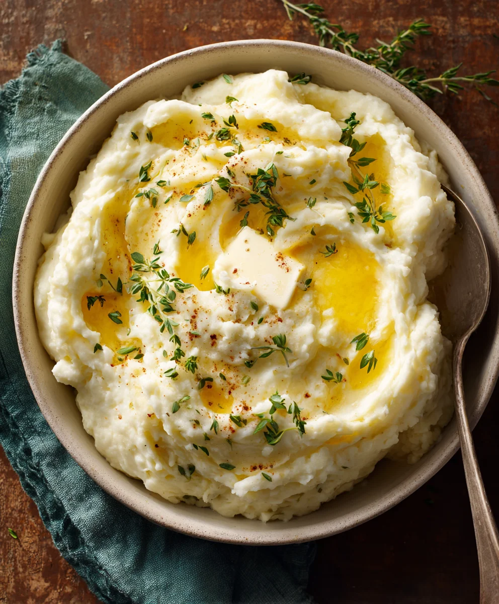 Creamy Mashed Potatoes with Heavy Cream – Rich & Easy!