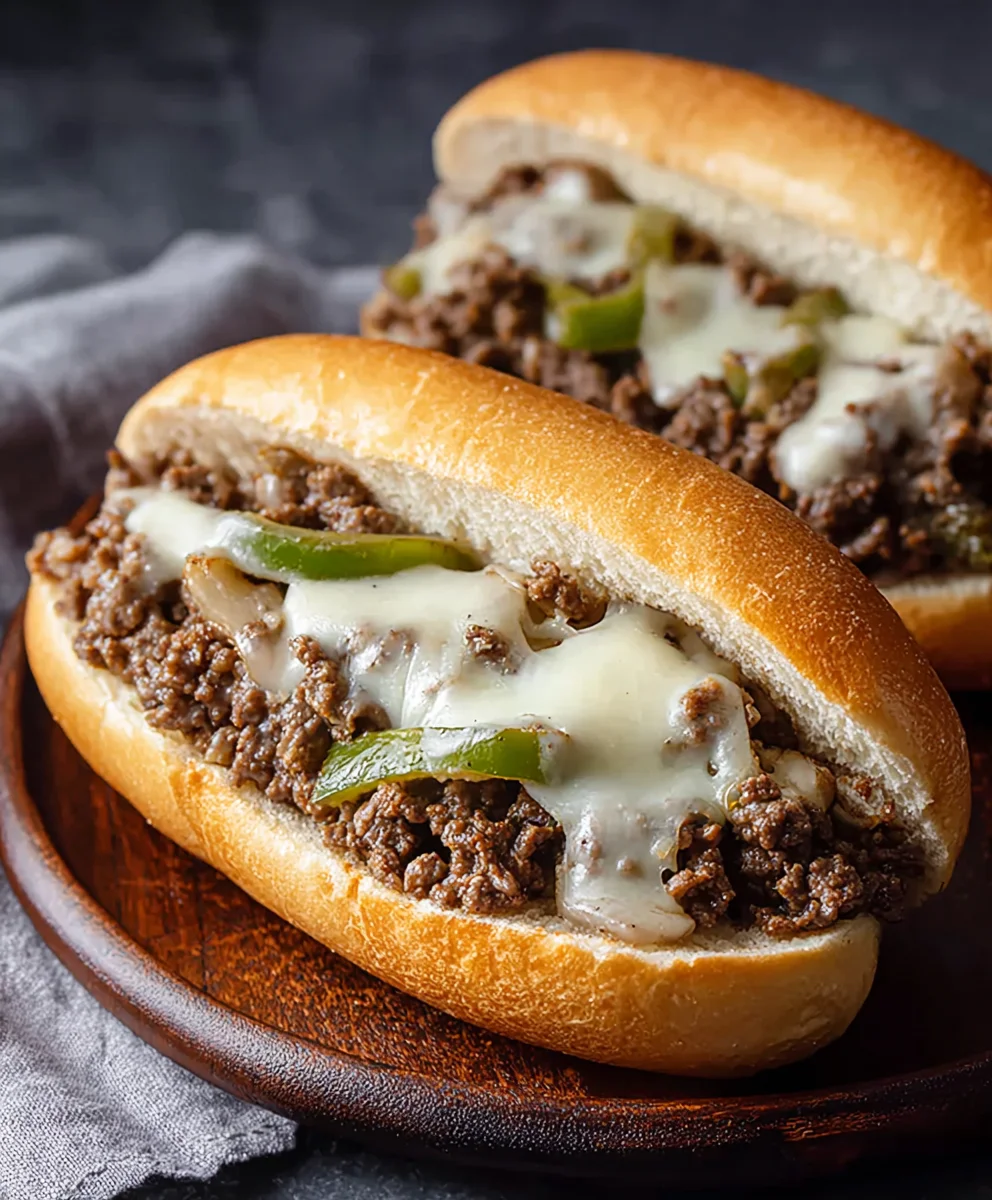 Easy Ground Beef Philly Cheesesteak - Quick & Flavorful!