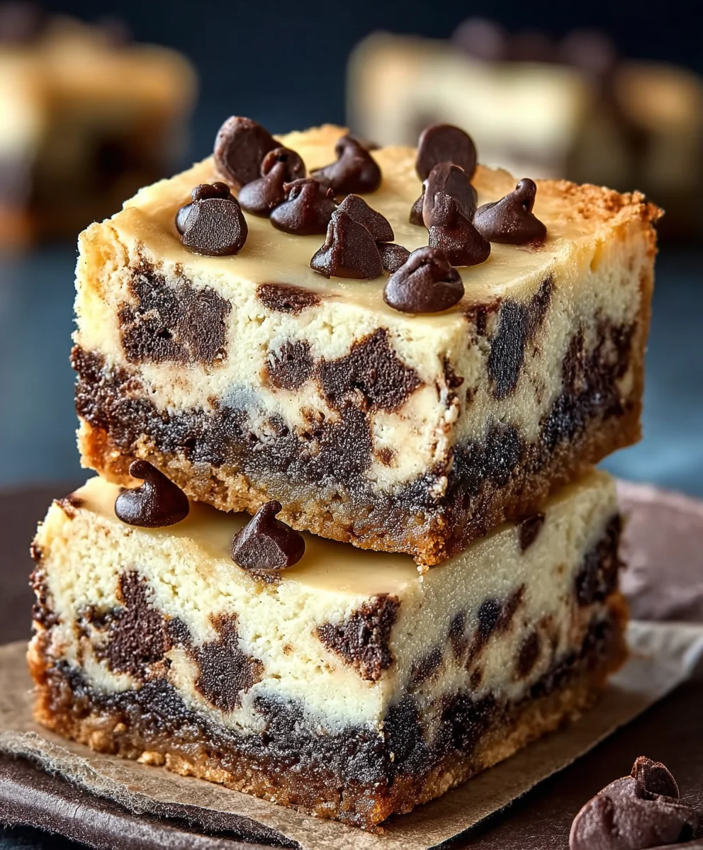 Ultimate Chocolate Chip Cheesecake Bars: Bake Today!