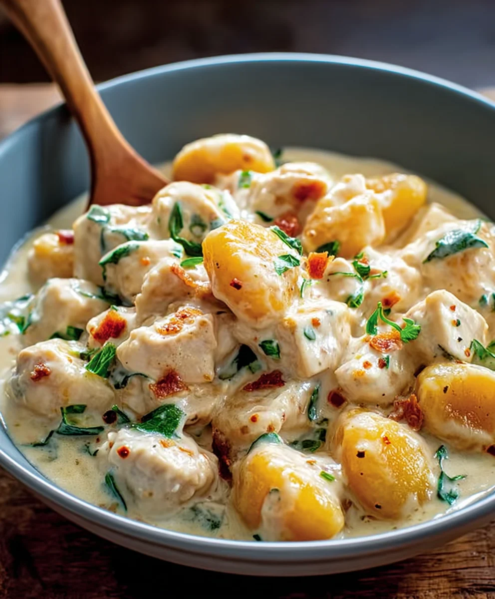 Creamy Chicken Gnocchi: Easy, Comforting Dinner Recipe