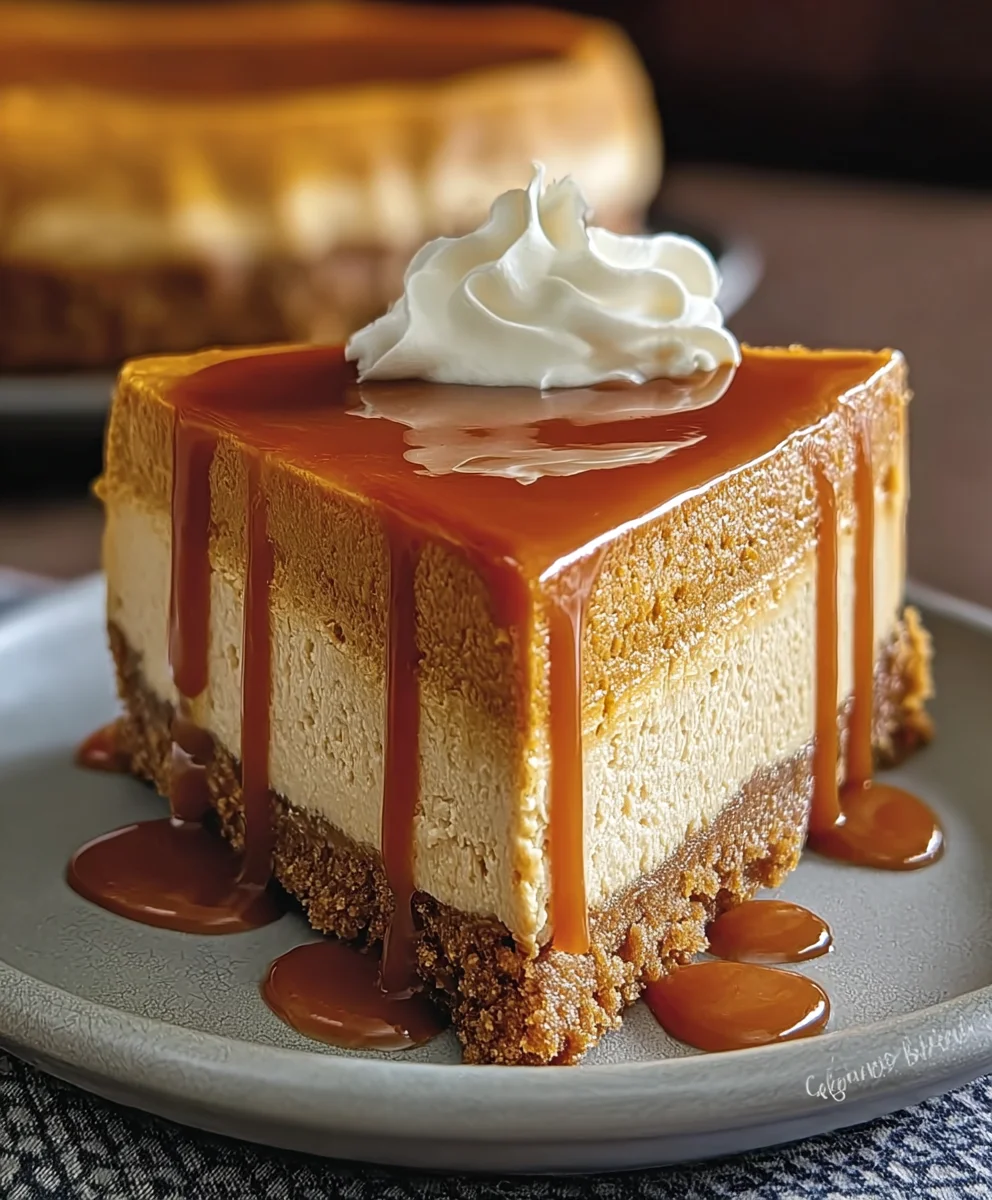 Best Caramel Pumpkin Cheesecake: Sweet & Spiced Treat!