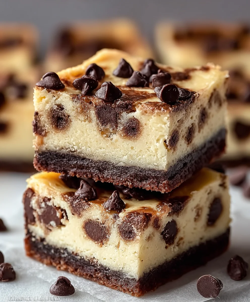 Ultimate Chocolate Chip Cheesecake Bars: Bake Today!