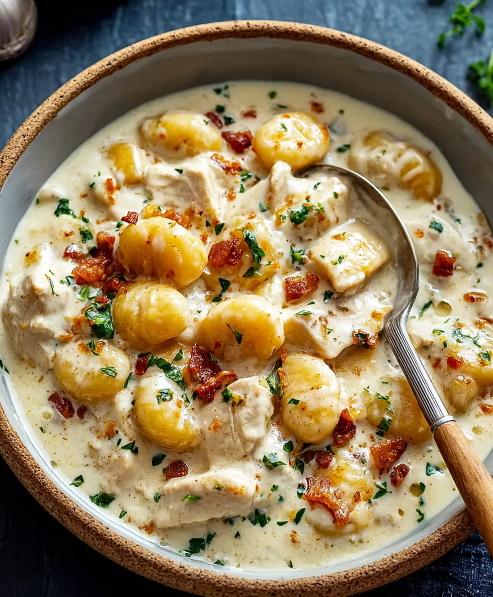Creamy Chicken Gnocchi: Easy, Comforting Dinner Recipe