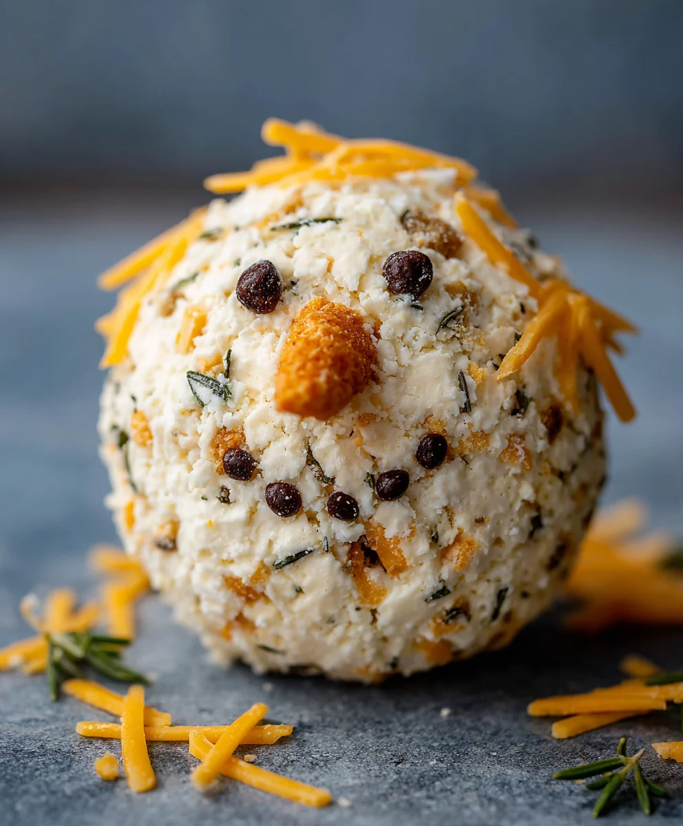 Easy Ranch Snowman Cheeseball - Perfect Festive Appetizer
