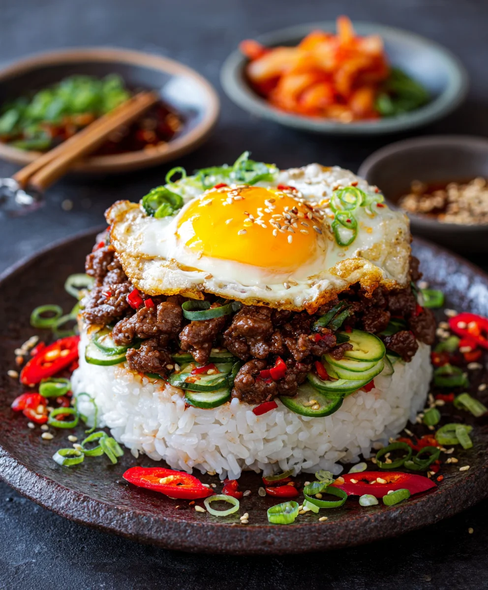 Ultimate Korean BBQ Beef Rice Stack - Quick & Tasty Meal