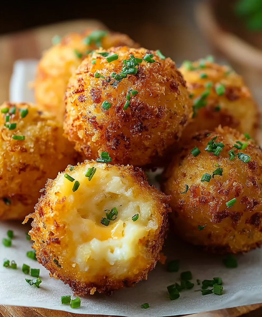Baked Potato Cheese Balls