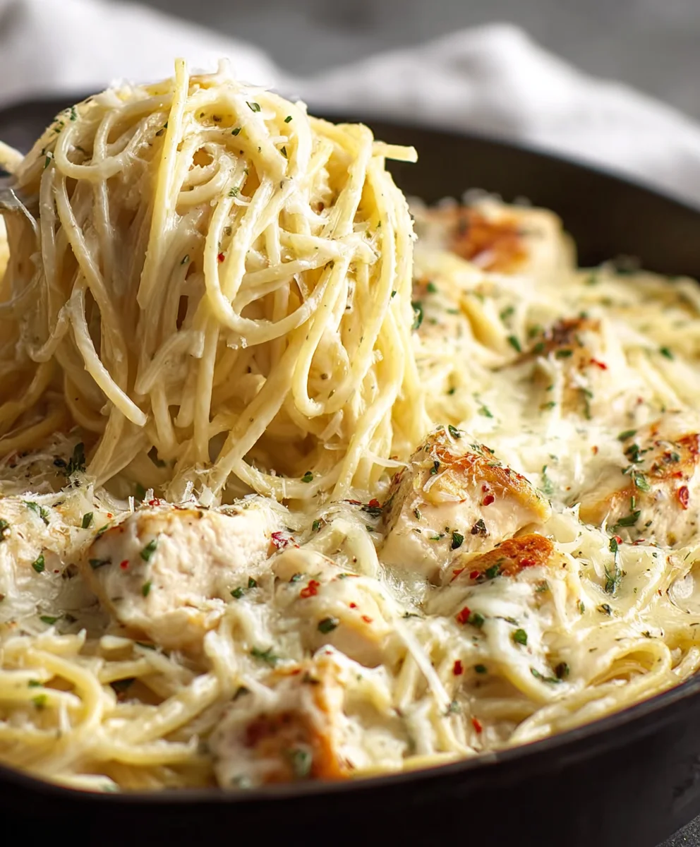 Creamy Ranch Chicken Spaghetti – Your New Family Favorite!