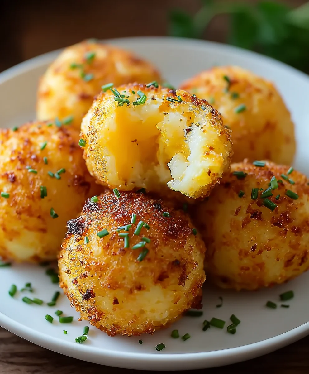Mouthwatering Baked Potato Cheese Balls - Your New Favorite!
