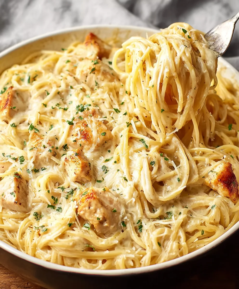 Creamy Ranch Chicken Spaghetti – Your New Family Favorite!