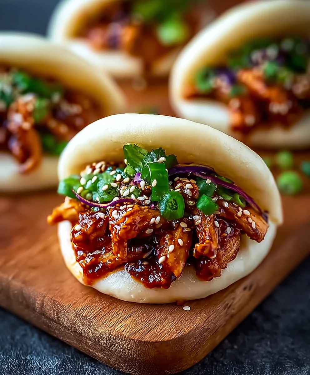 Flavorful Korean Chicken Bao: Easy Steamed Bun Recipe