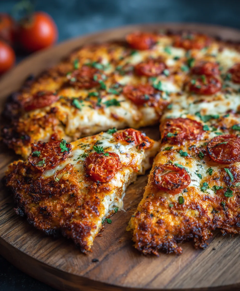 Keto Pizza Chicken Crust: Easy Low Carb & Delicious!