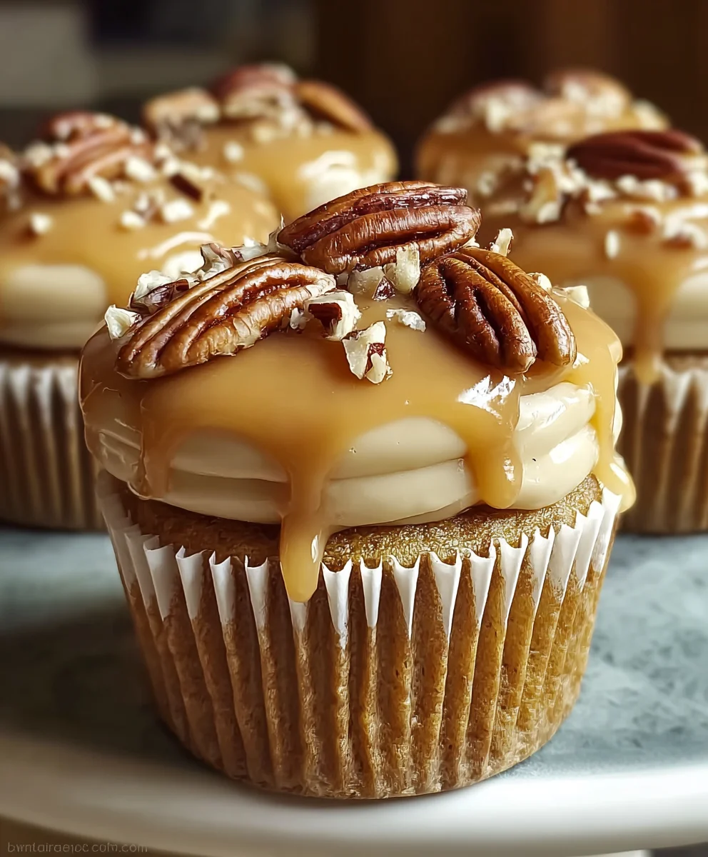 Caramel Pecan Cupcakes Recipe: Sweet, Nutty Delight!