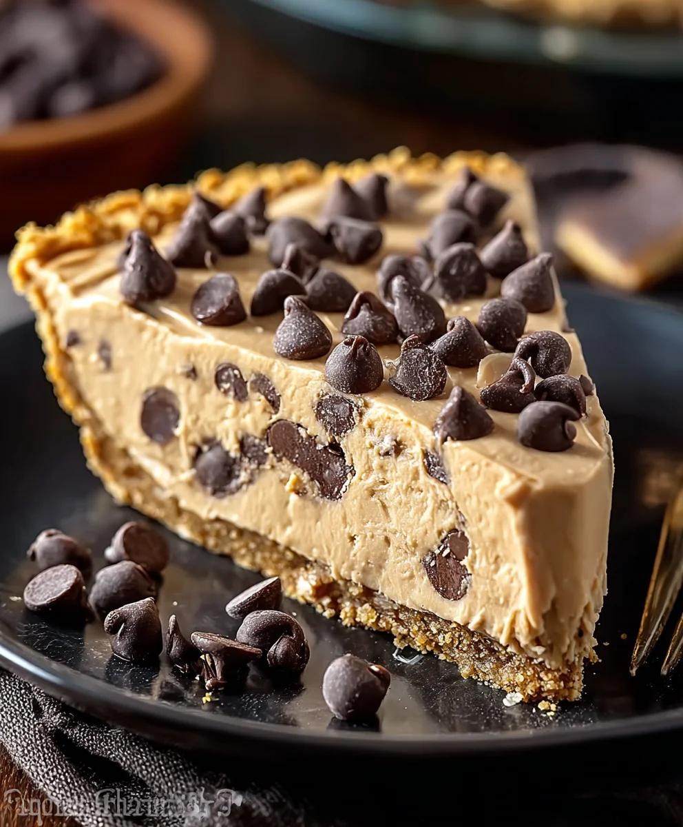 Chocolate Chip Peanut Butter Pie Recipe: Irresistible Dessert!